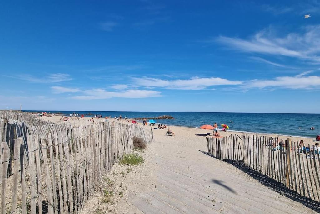 Chez Laura Et Benjamin ! Maison A La Plage Climatisee Фронтиньян Экстерьер фото